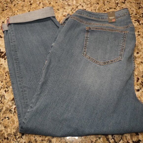 Torrid Perfect Boyfriend Ankle Denim Size 20R - NWT - Picture 1 of 5